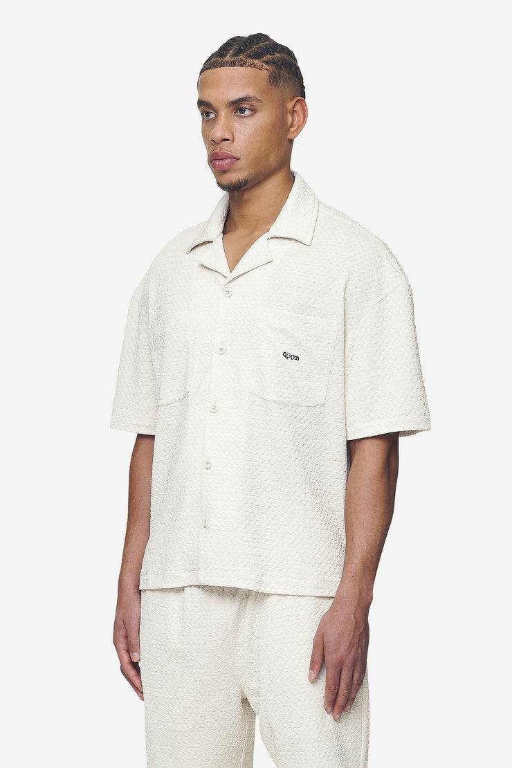 Pegador Wyton Structured Summer Shirt Salty Cream Preisnachlass