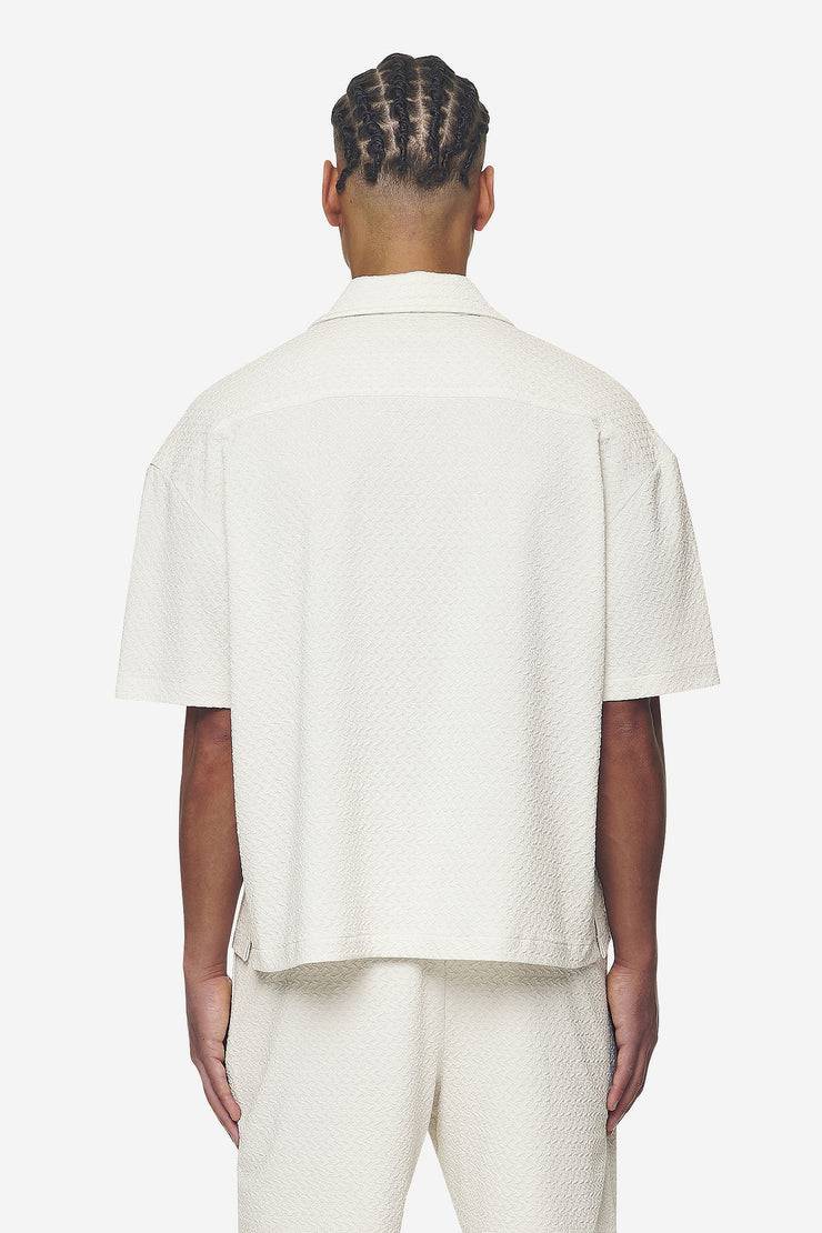 Pegador Wyton Structured Summer Shirt Salty Cream Preisnachlass