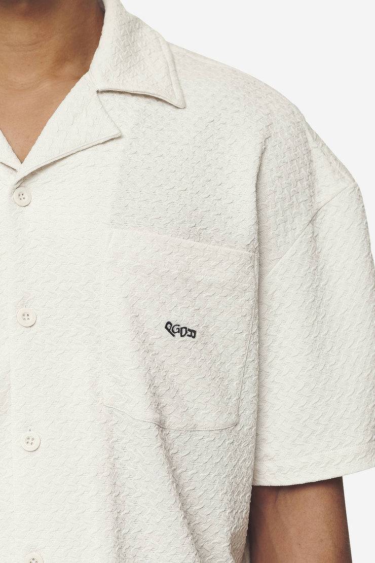 Pegador Wyton Structured Summer Shirt Salty Cream Preisnachlass