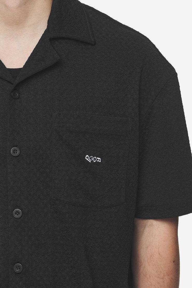 Pegador Wyton Structured Summer Shirt Black Saisonschlussverkauf
