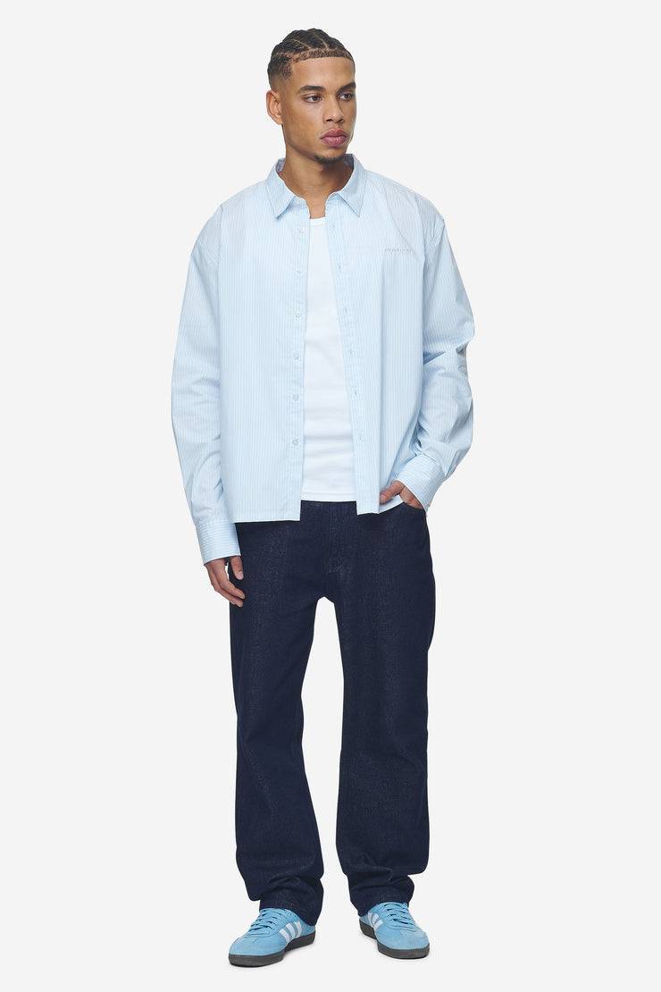 Pegador Raton Oversized Longsleeve Shirt Baby Blue White Cyber Monday