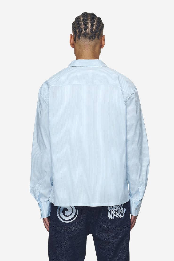 Pegador Raton Oversized Longsleeve Shirt Baby Blue White Cyber Monday