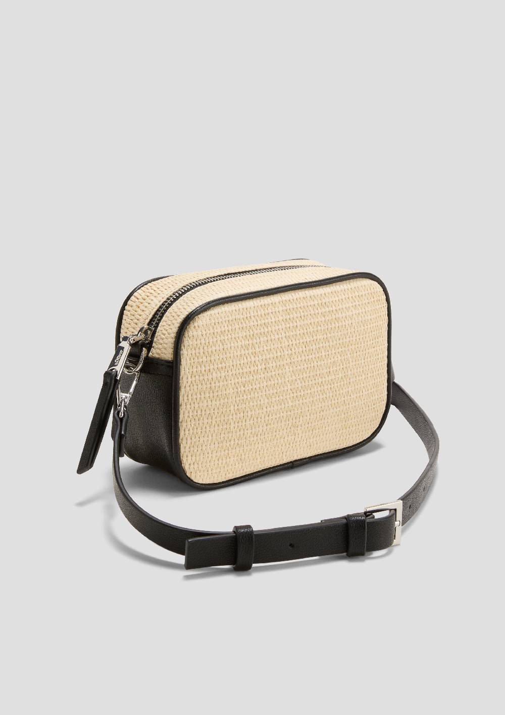 s.Oliver Schultertasche in Bast-Optik Verkauf