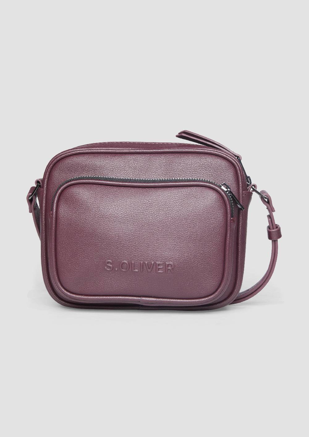 s.Oliver Große Camera-Bag in Leder-Optik Rabatt
