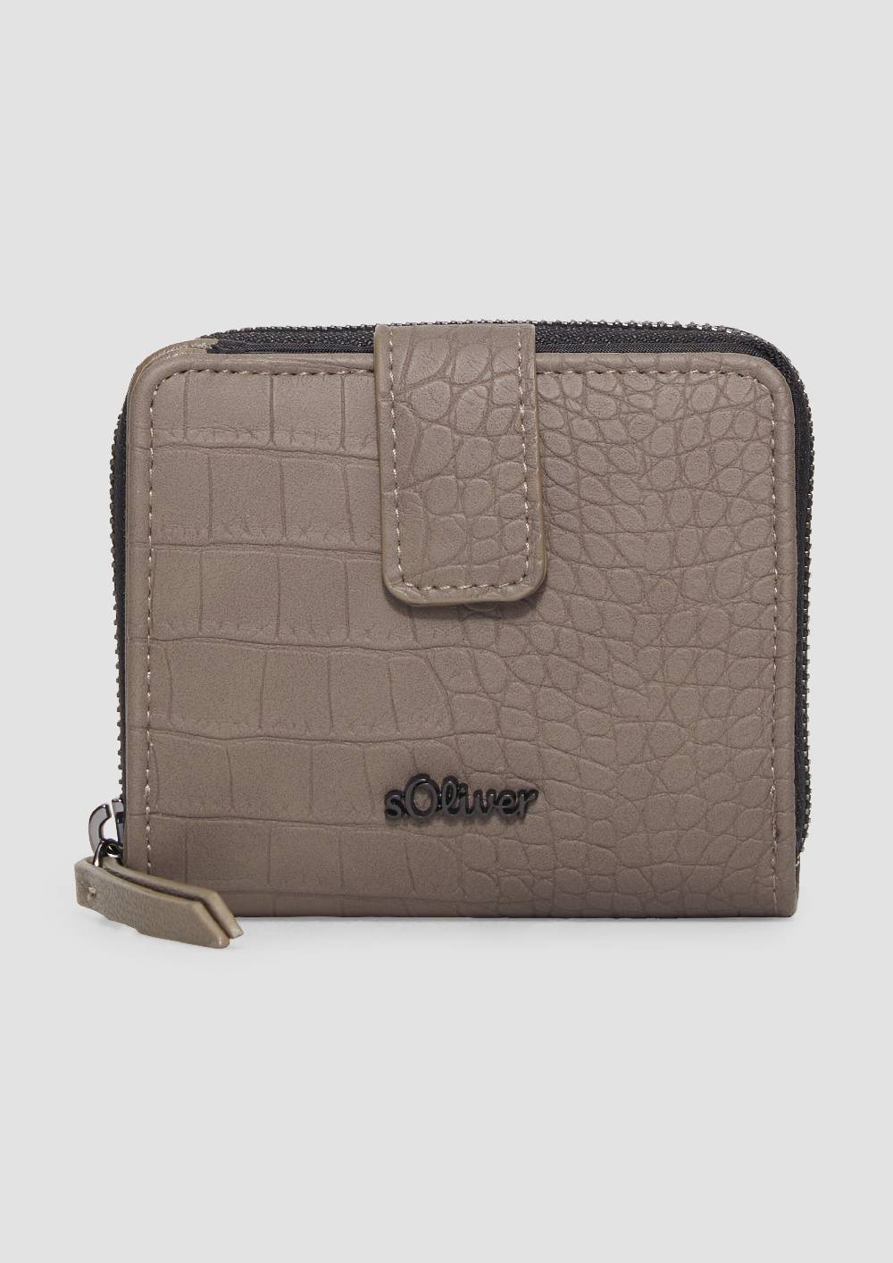 s.Oliver Portemonnaie mit Kroko-Struktur Flash Sale