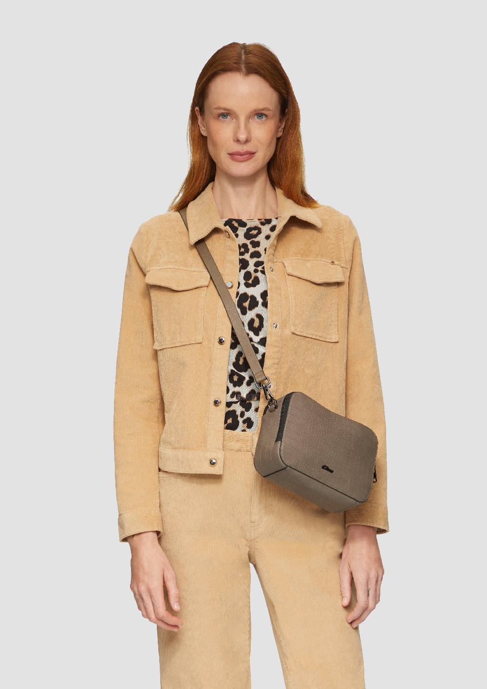 s.Oliver City-Bag in Krokodilleder-Optik Online Shopping