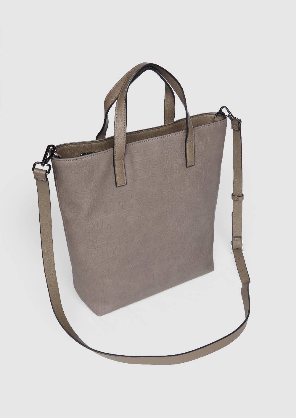 s.Oliver Mittelgroßer Shopper in Krokodilleder-Optik Preisnachlass