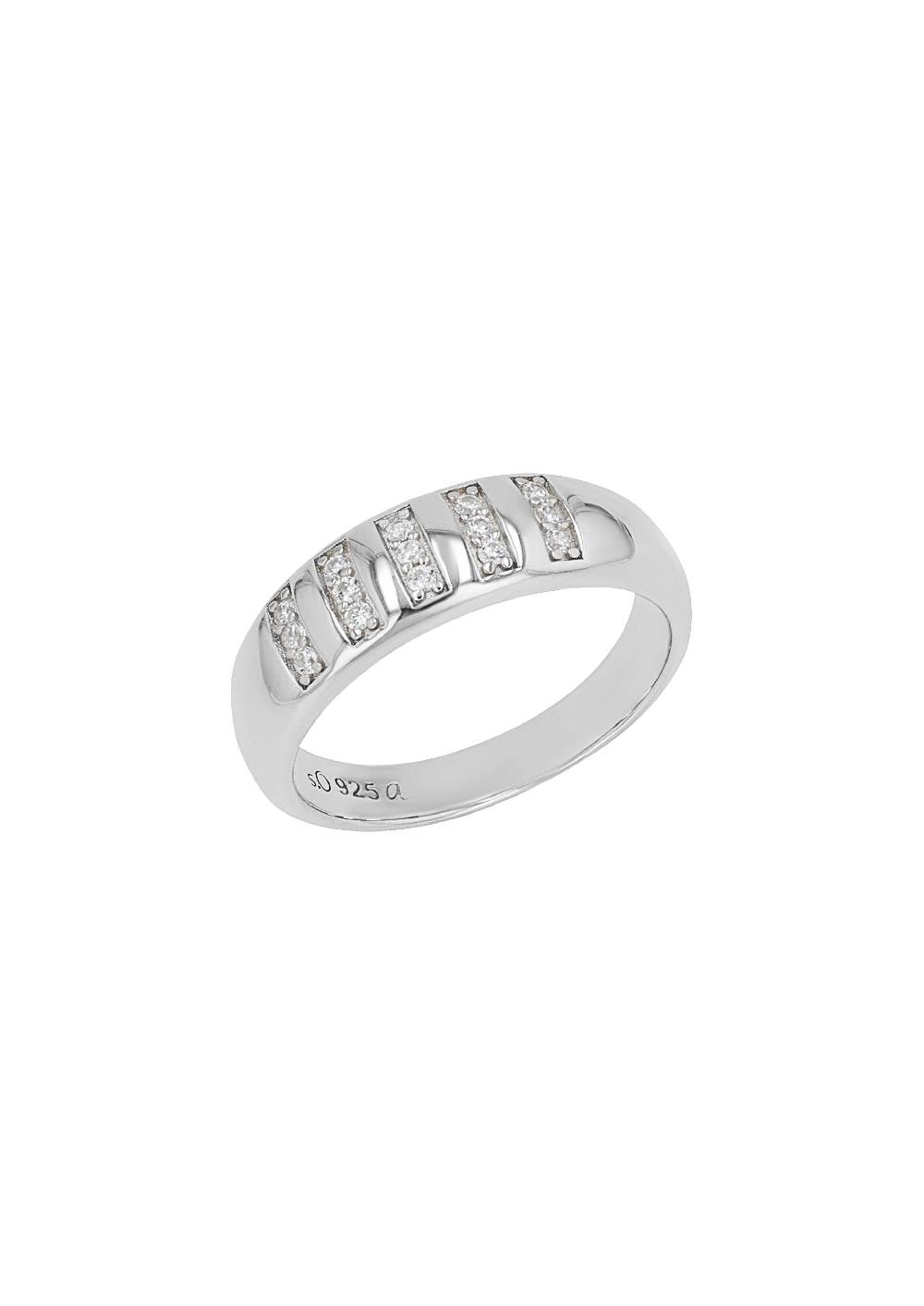 s.Oliver Silber-Ring mit Zirkonia-Steinen Black Friday