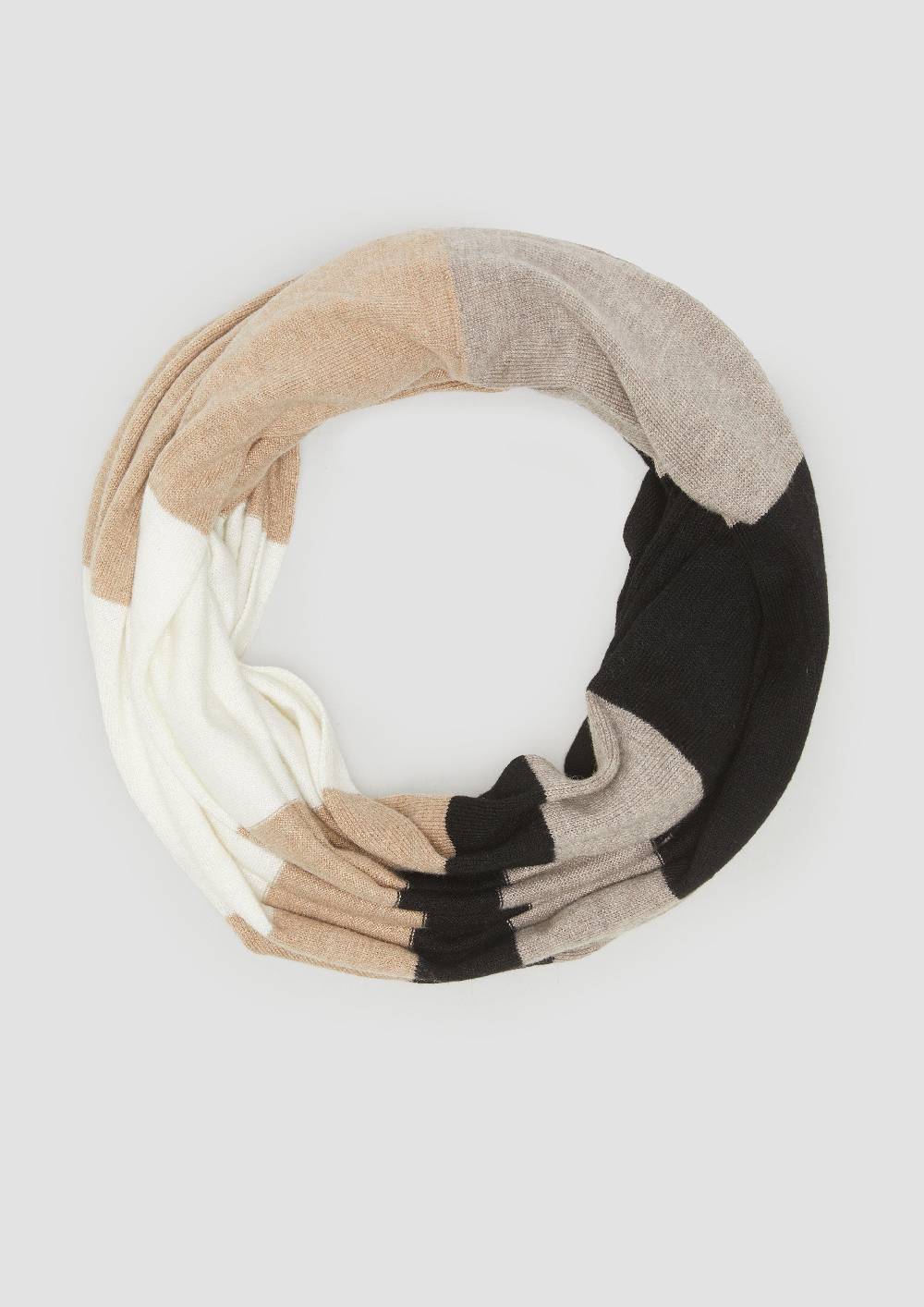 s.Oliver Wärmender Loop-Schal aus Strick Online Outlet