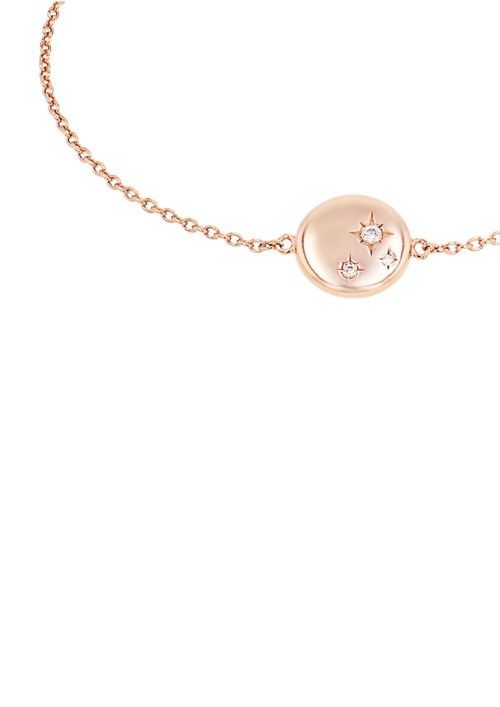 s.Oliver rosévergoldet Silber-Armband mit Stern-Motiv Kostenlose Rückgabe