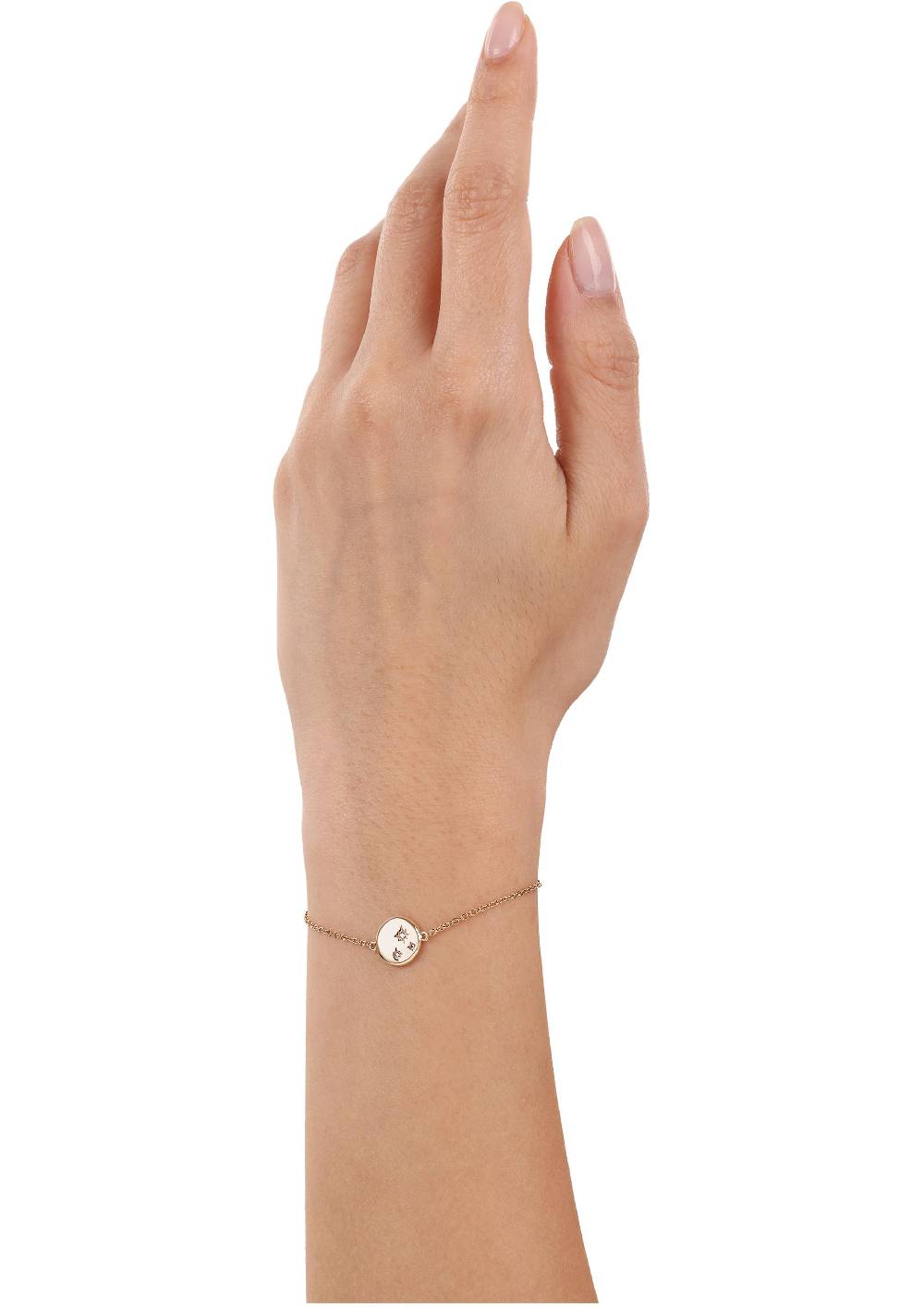 s.Oliver rosévergoldet Silber-Armband mit Stern-Motiv Kostenlose Rückgabe