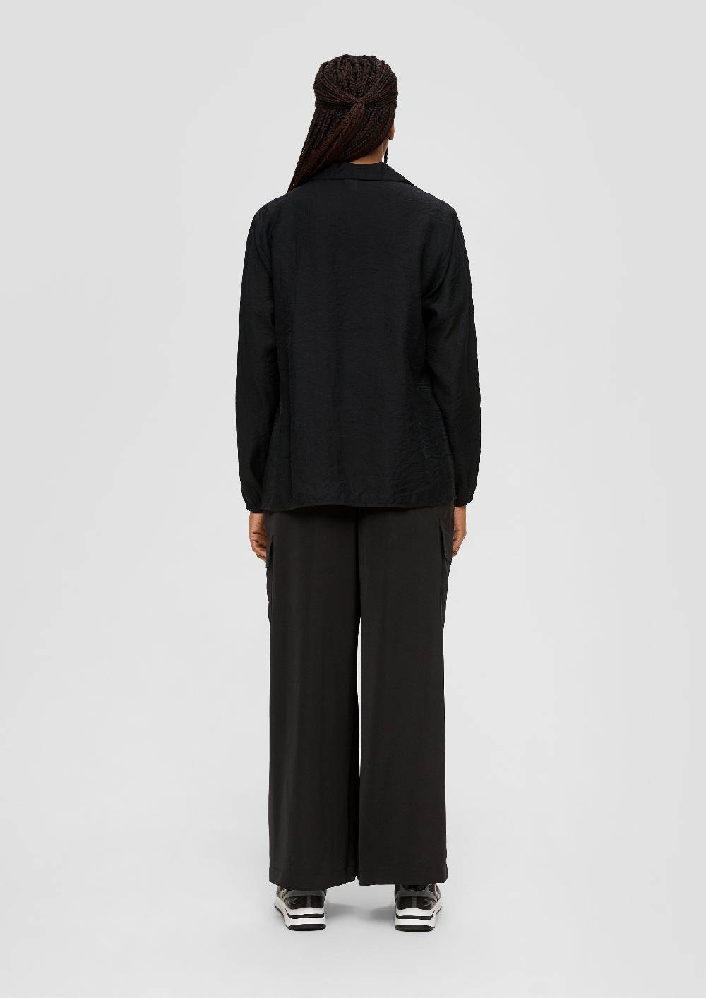 s.Oliver Hemdbluse mit Dobby-Struktur zollfrei