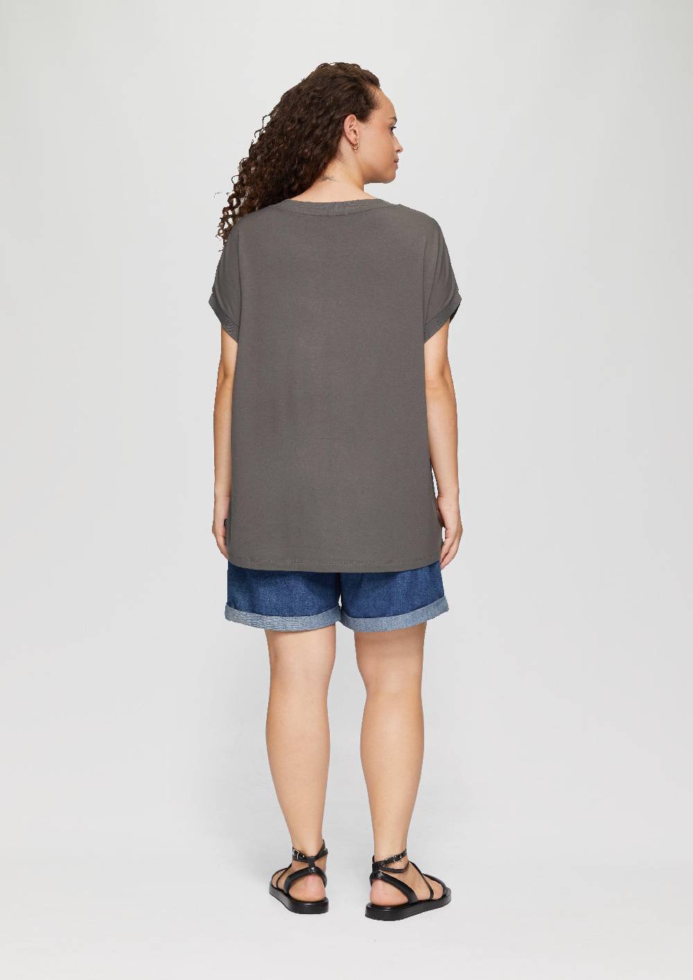 s.Oliver Materialmix-T-Shirt im Loose Fit Outlet