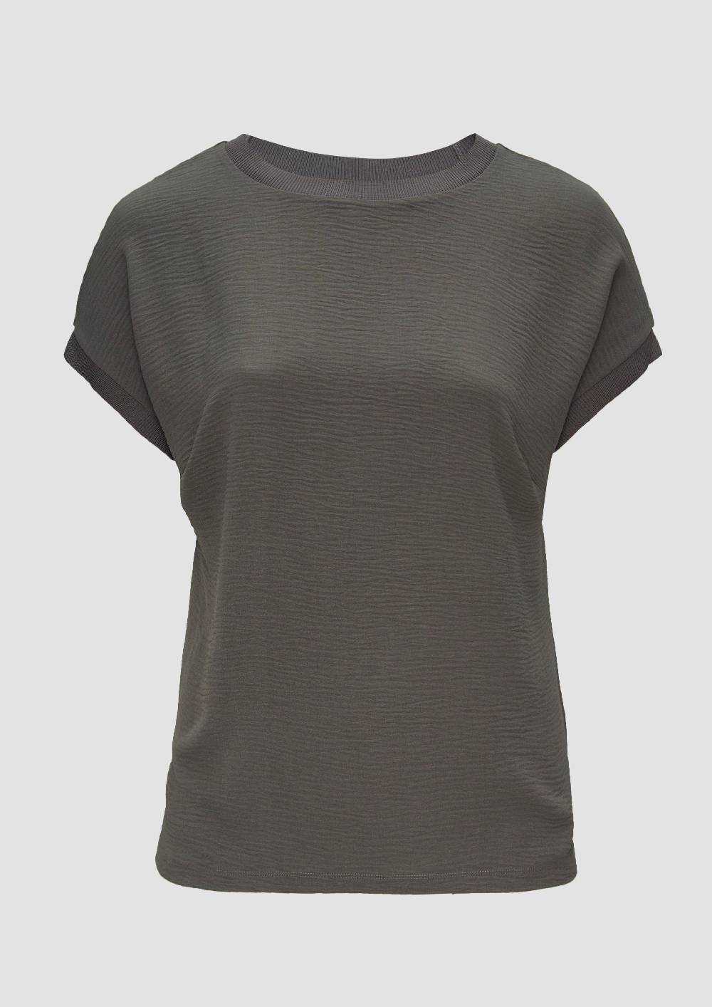 s.Oliver Materialmix-T-Shirt im Loose Fit Outlet