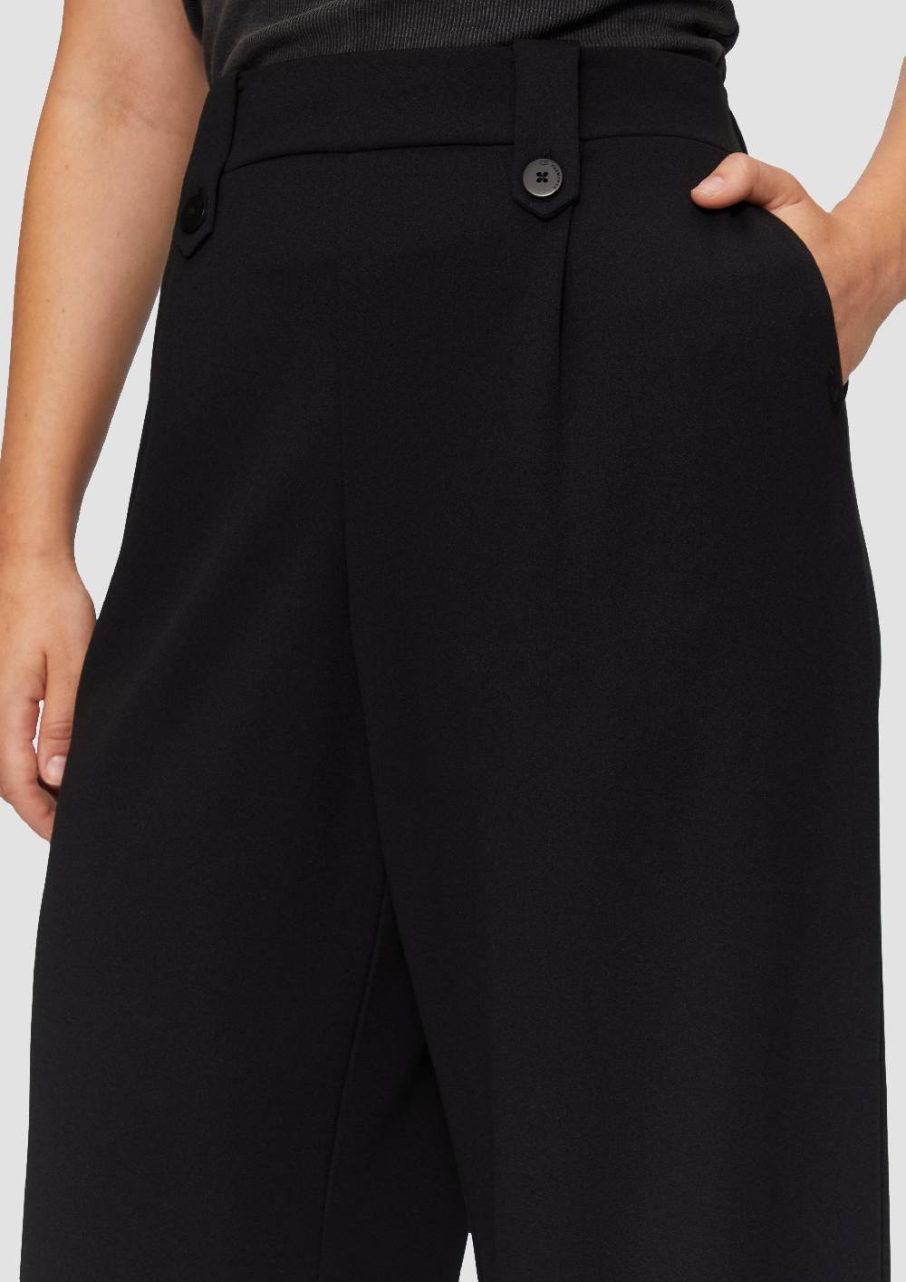 s.Oliver Crêpe-Hose im Relaxed Fit mit Wide Leg Hotsell