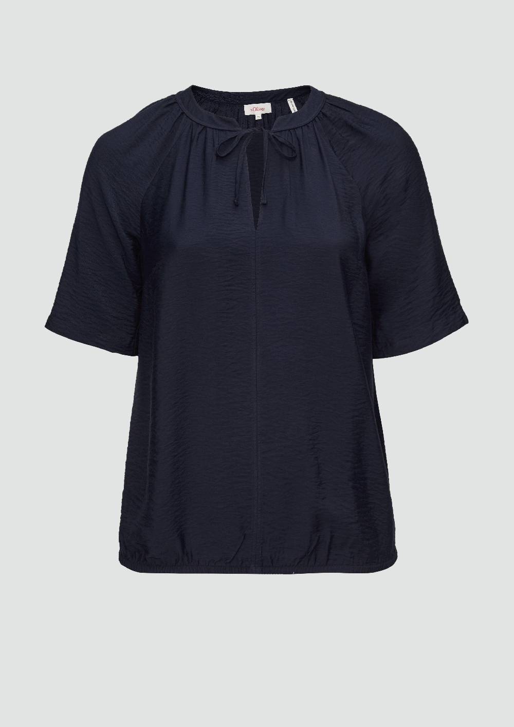 s.Oliver Bluse aus strukturierter Viskose im Angebot