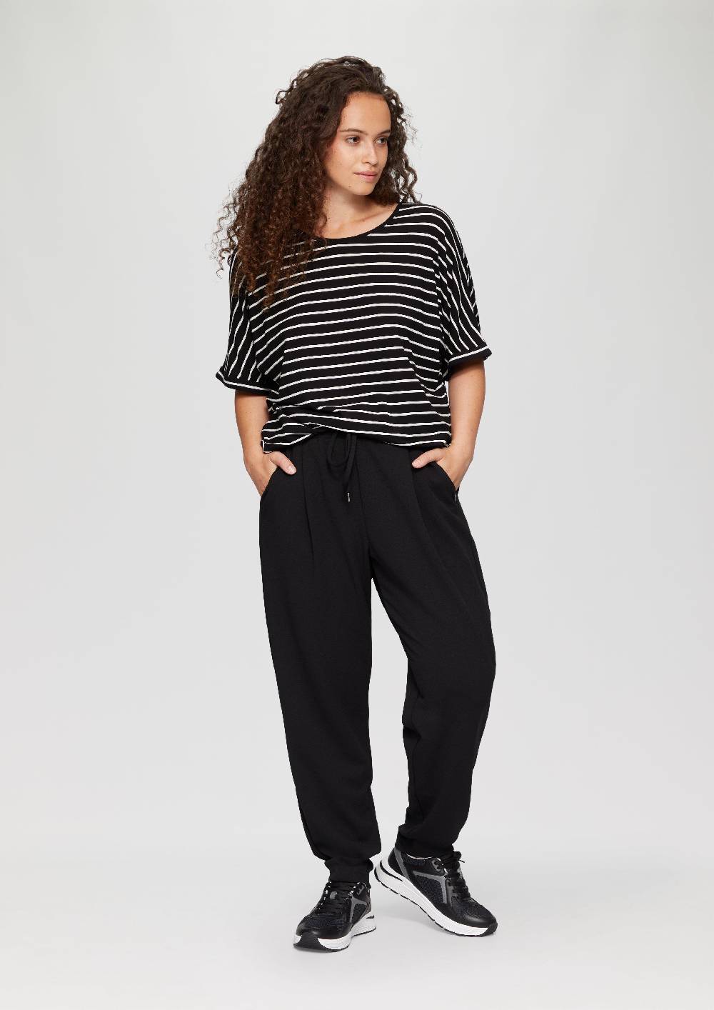 s.Oliver Jogpants aus Interlock-Crêpe Schlussverkauf