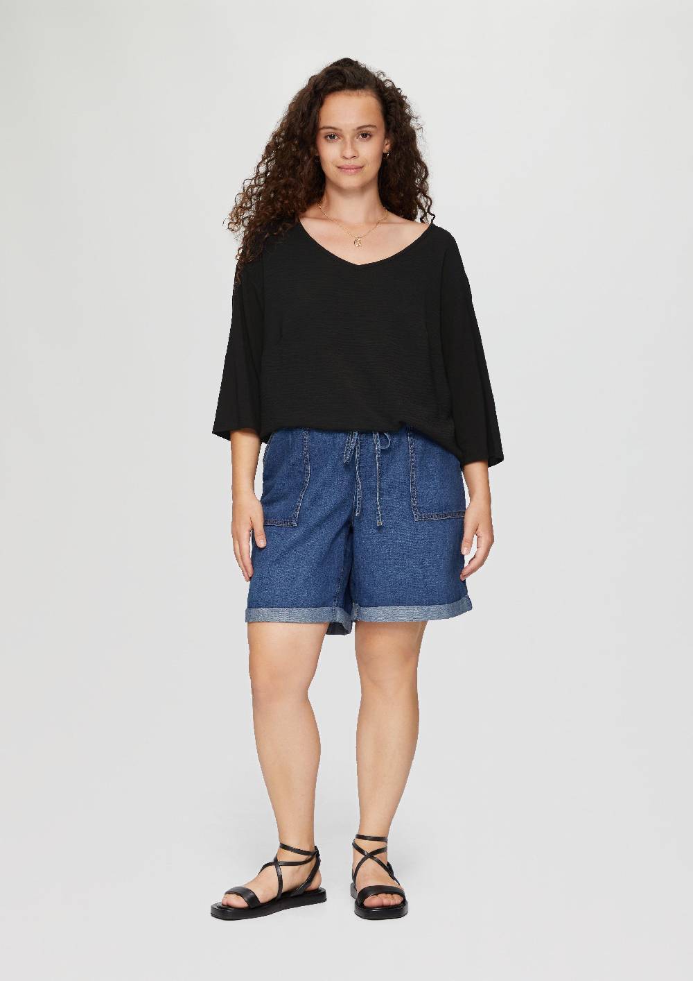 s.Oliver Shirt im Fabricmix und Loose Fit Günstiger Verkauf