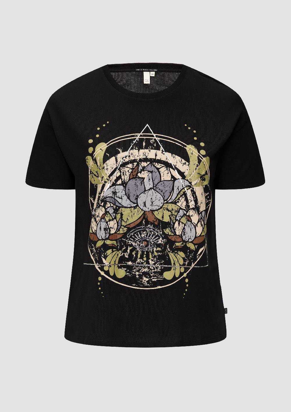 s.Oliver Print-T-Shirt mit überschnittenen Schultern Meist gekauft