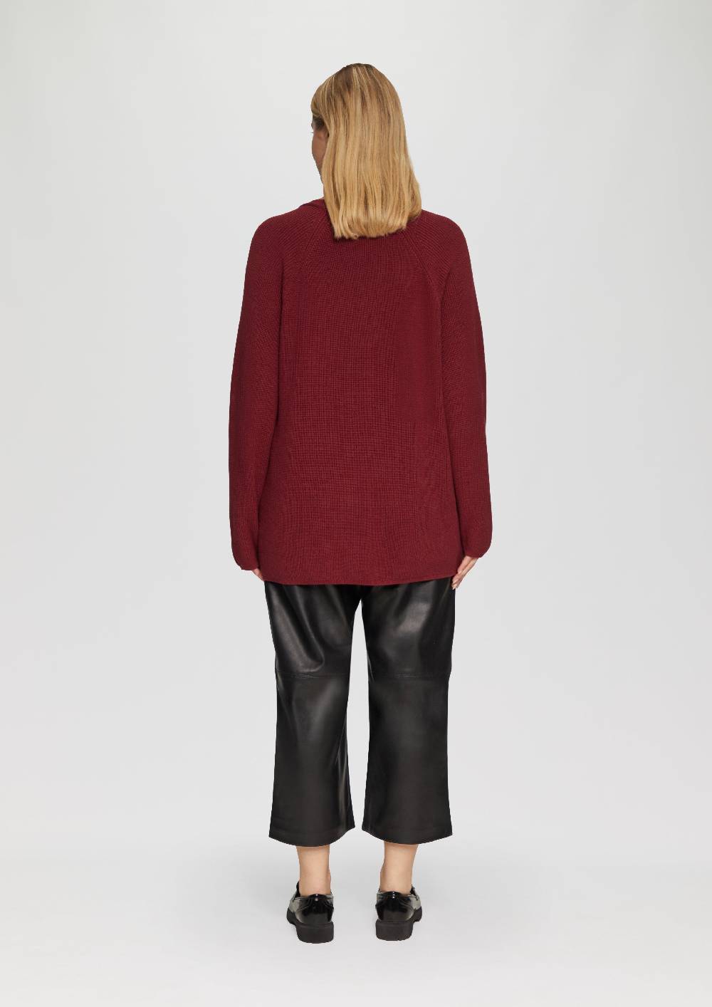 s.Oliver Strickpullover mit V-Ausschnitt im Loose Fit Sonderangebot