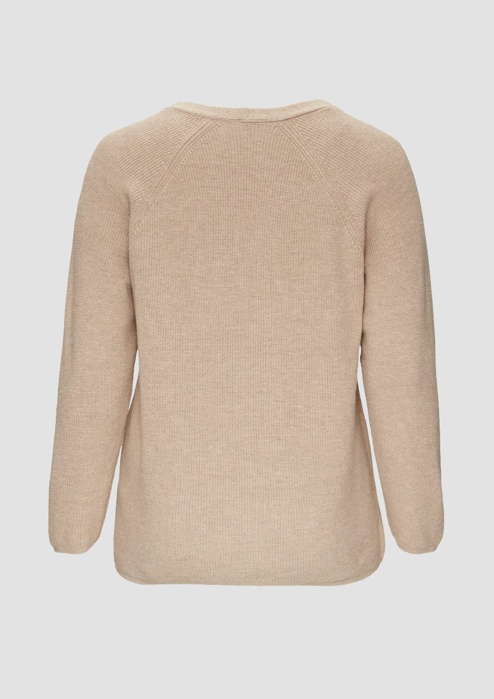 s.Oliver Strickpullover mit V-Ausschnitt im Loose Fit Cyber Monday