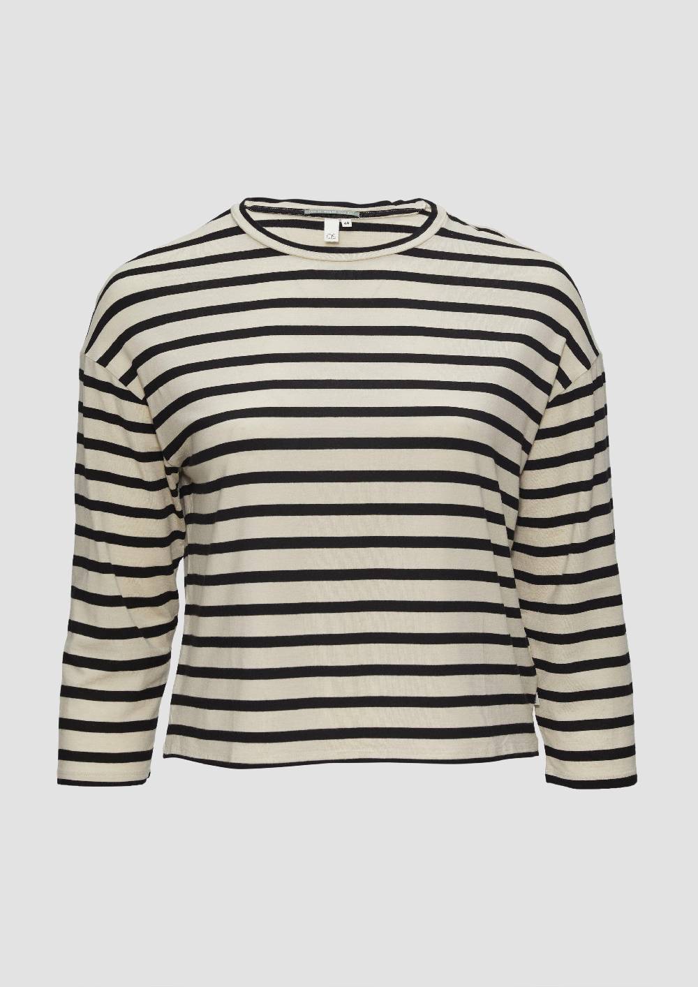 s.Oliver Cropped Langarmshirt aus Lyocellmix Osterangebot