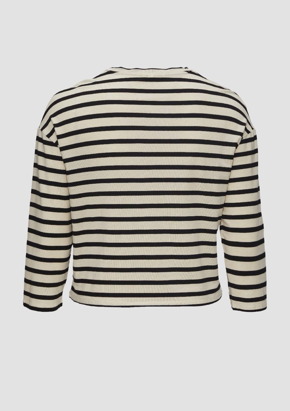 s.Oliver Cropped Langarmshirt aus Lyocellmix Osterangebot
