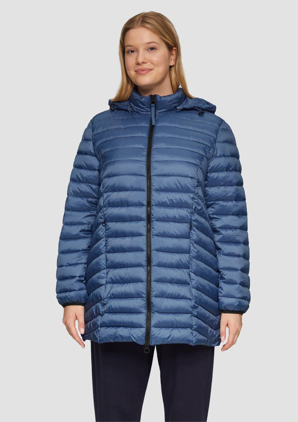 s.Oliver Steppjacke mit Logo-Kapuze Valentinstagsangebot
