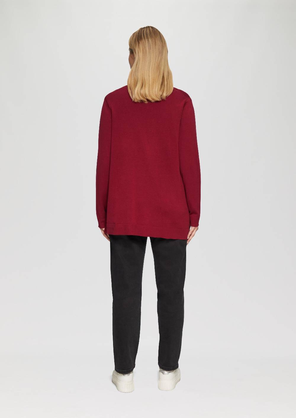 s.Oliver Cardigan aus Viskose-Baumwollmix Heißer Verkauf
