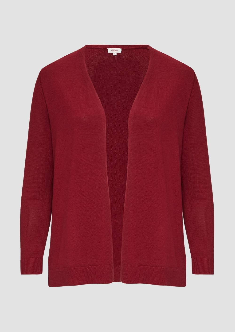 s.Oliver Cardigan aus Viskose-Baumwollmix Heißer Verkauf