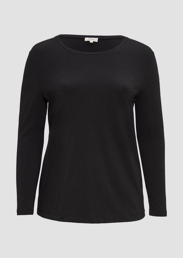 s.Oliver Longsleeve aus Baumwollstretch Zeitlich begrenztes Angebot