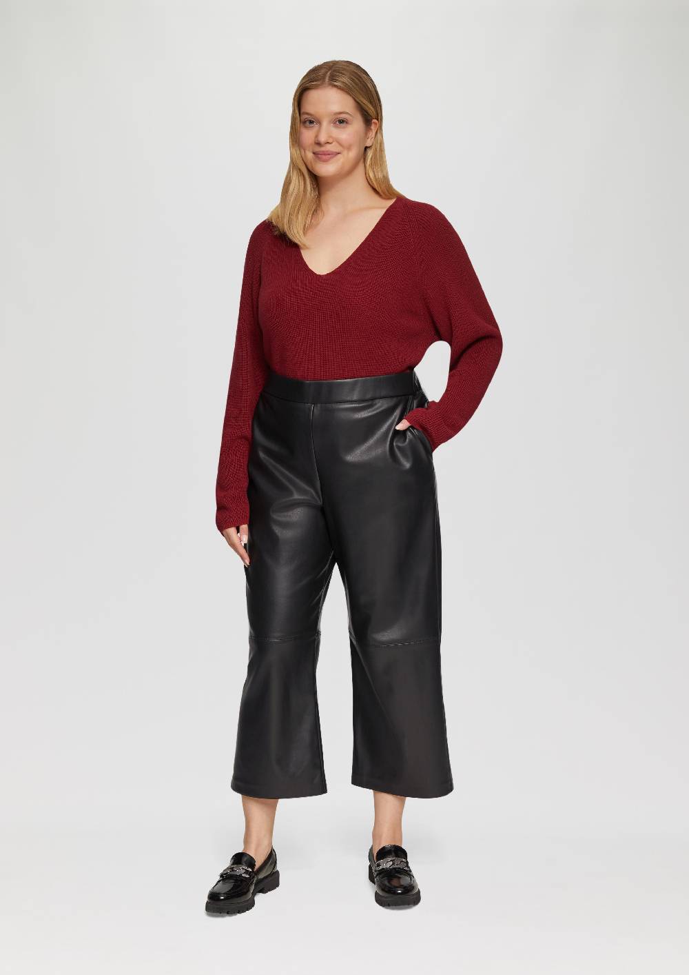 s.Oliver Culotte aus Lederimitat mit Nahtdetails Bestseller