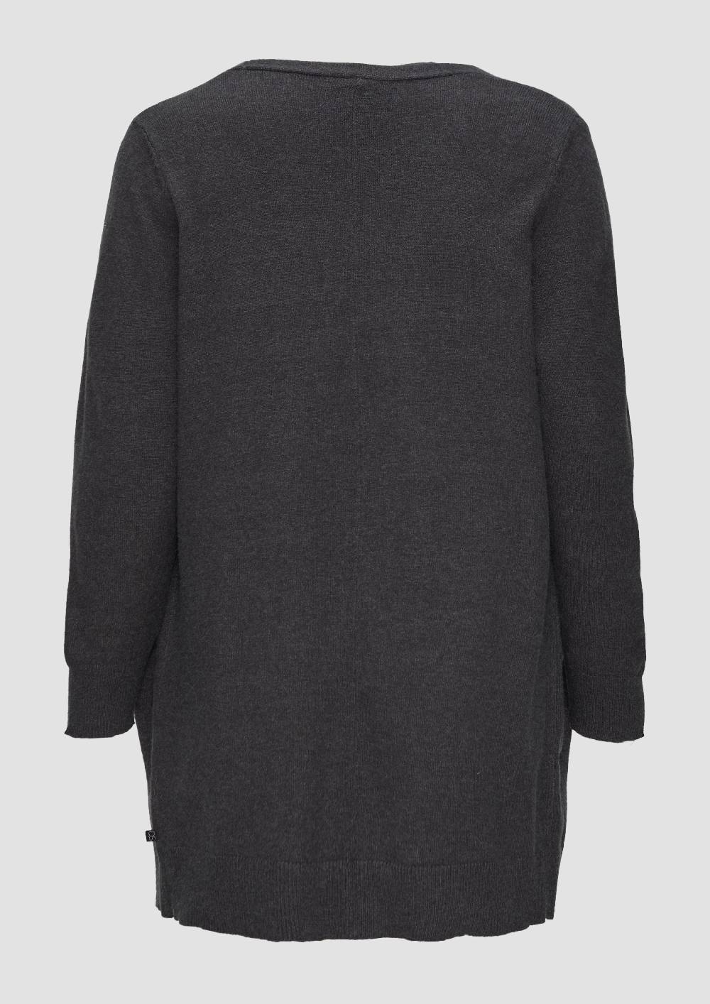 s.Oliver Lange Strickjacke aus Viskosemix Sonderangebote