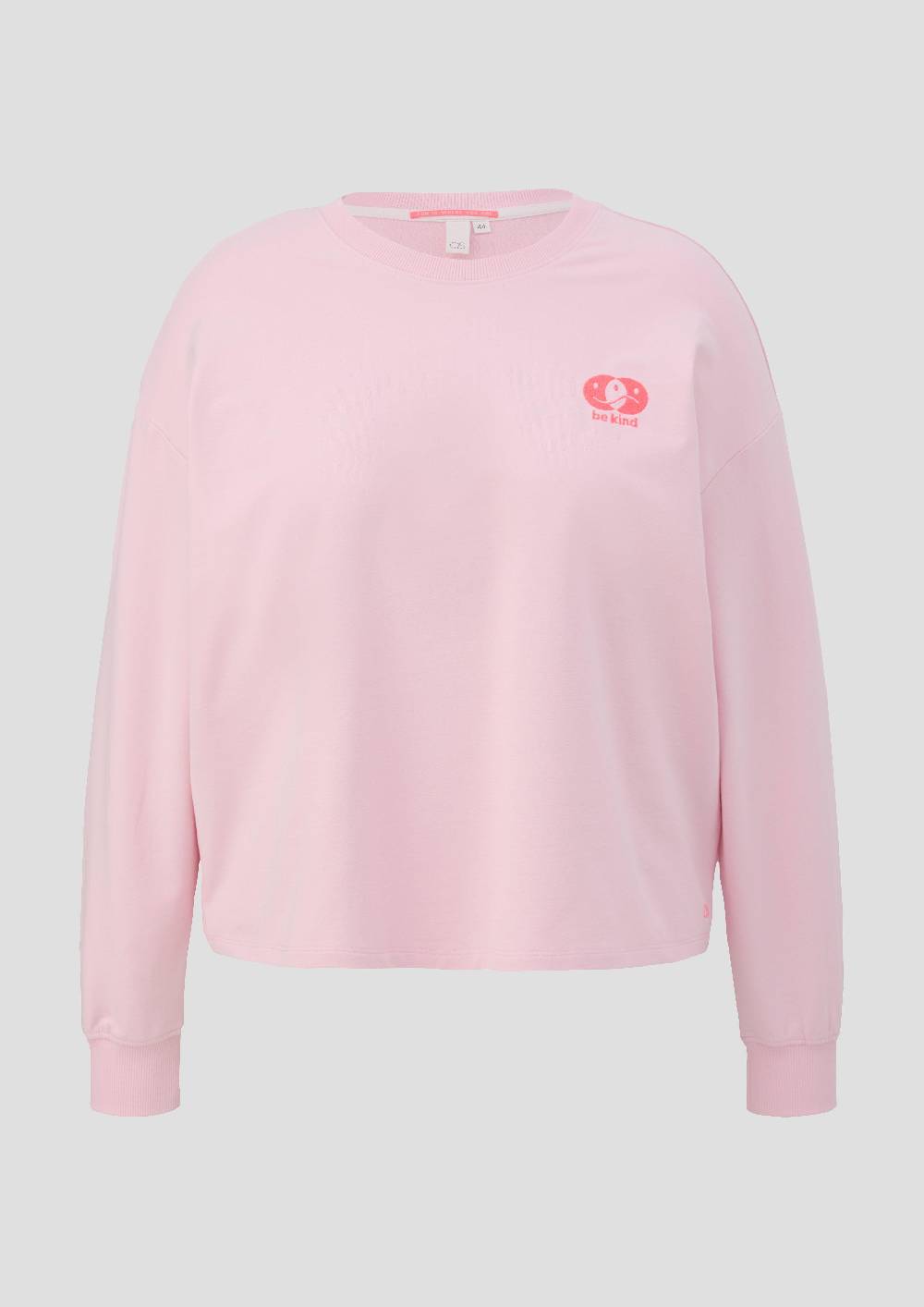s.Oliver Sweatshirt im Boxy Cut mit Rückenprint Kostenlose Rückgabe