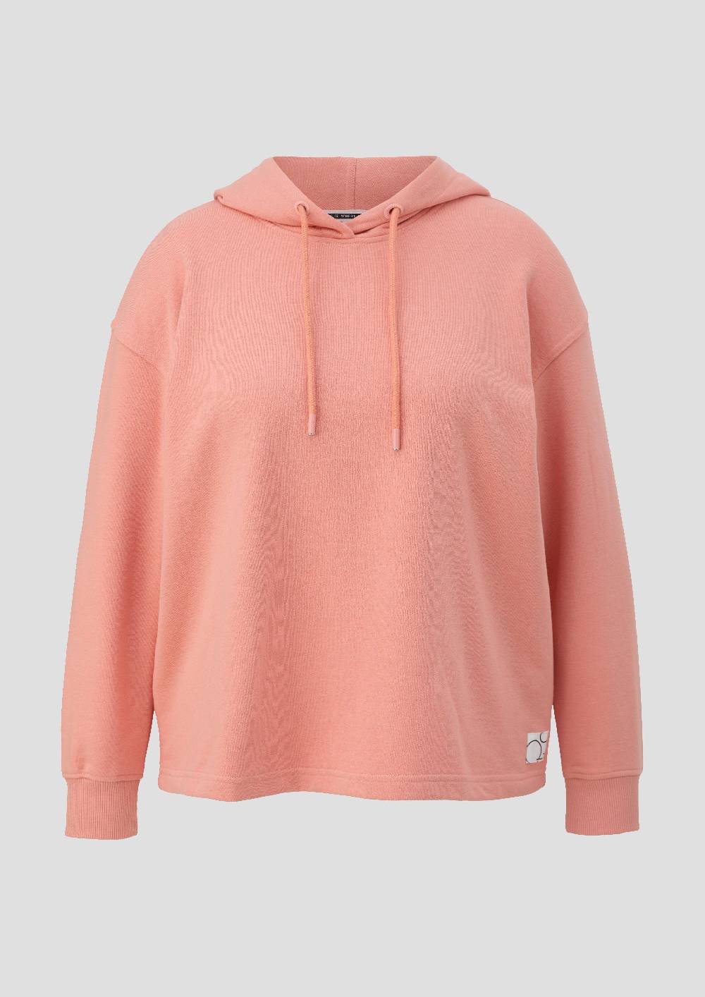 s.Oliver Kapuzensweatshirt mit überschnittener Schulter Letzte 3 Tage