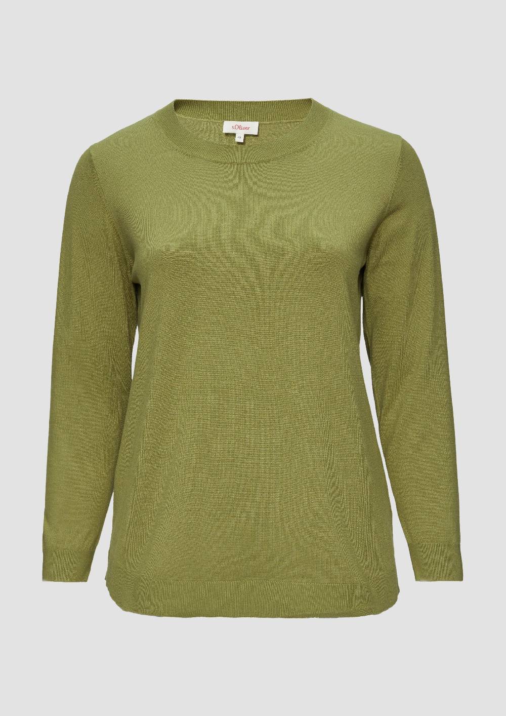 s.Oliver Strickpullover mit Rundhalsausschnitt JETZT KAUFEN