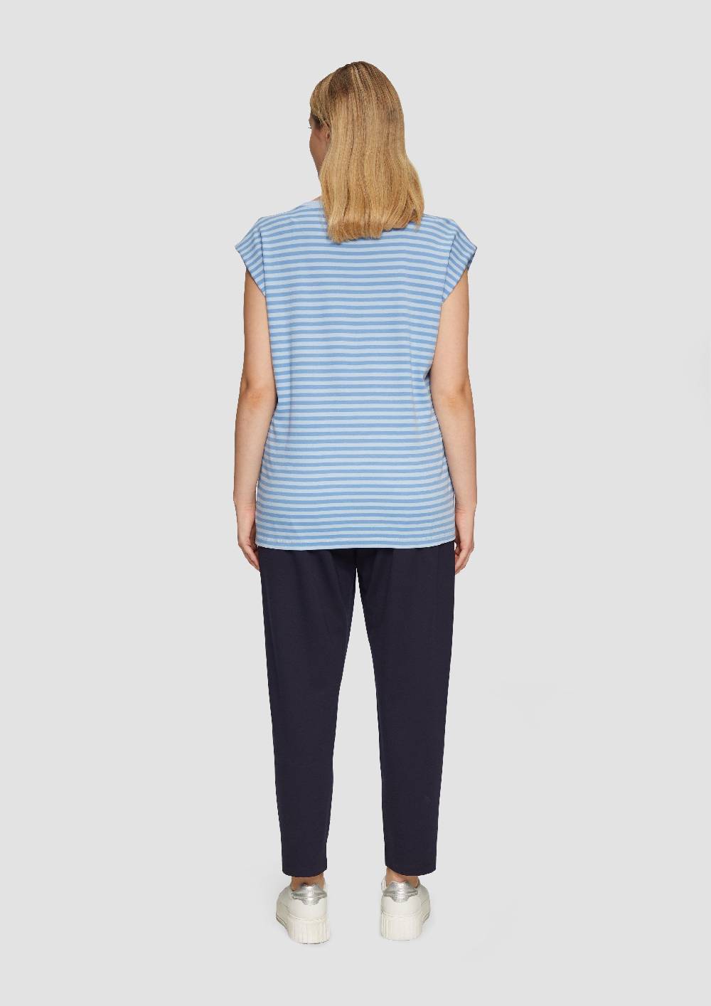s.Oliver Gestreiftes Shirt im Relaxed Fit aus Interlock-Jersey Neueste Stile