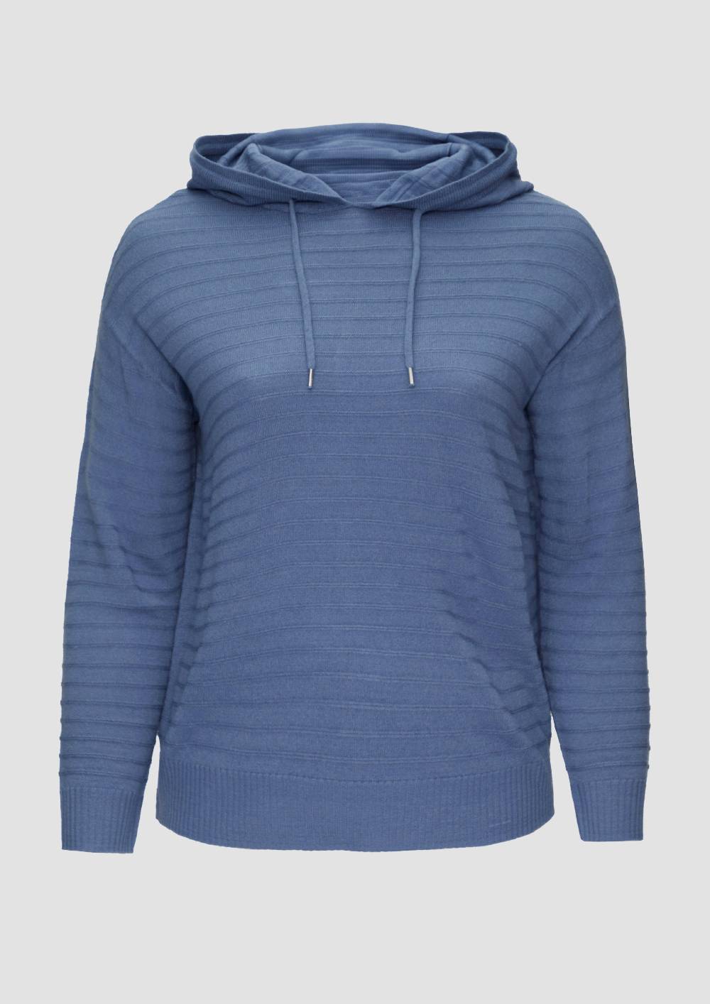 s.Oliver Strukturierter Strickpullover mit Kapuze Letzte 2 Tage