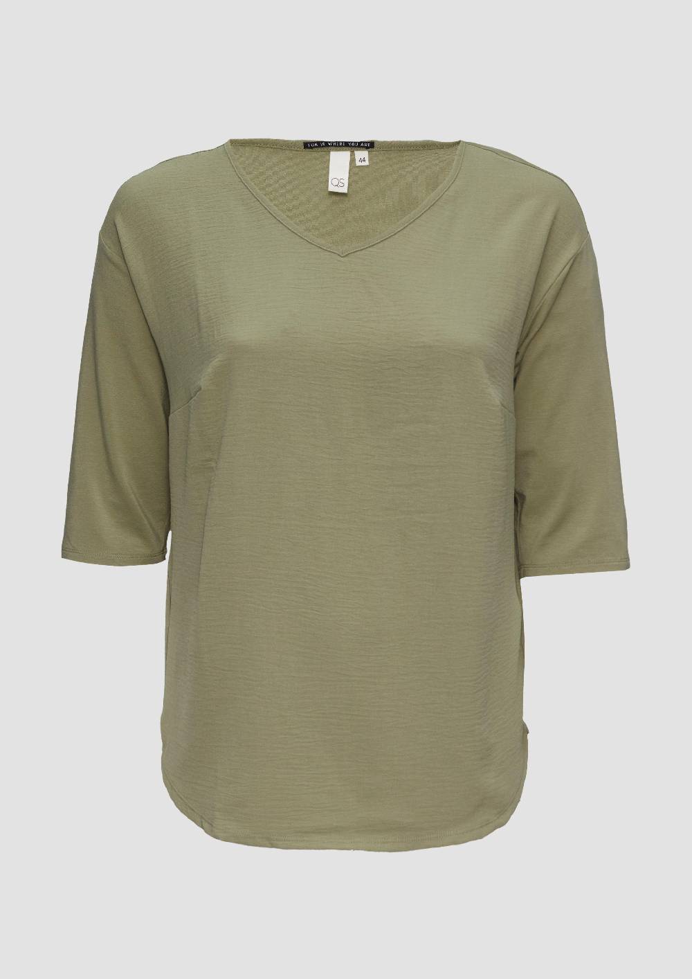 s.Oliver Shirt im Fabricmix und Loose Fit Letzter Tag