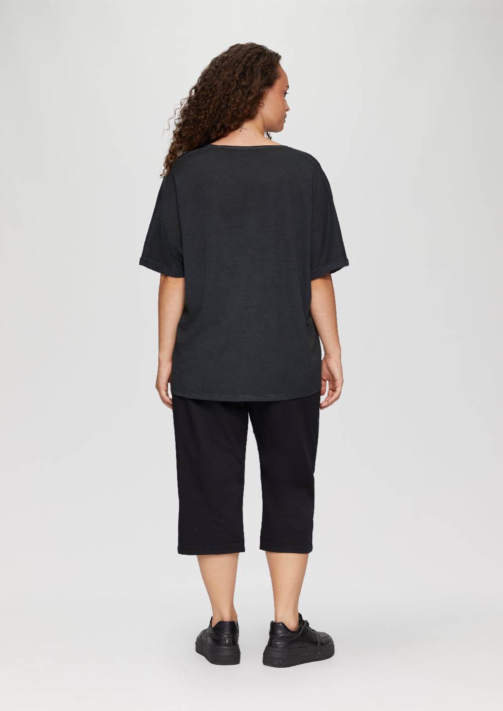 s.Oliver Oversize-Shirt mit Rundhalsausschnitt und Frontprint Zeitbegrenzte Promotion