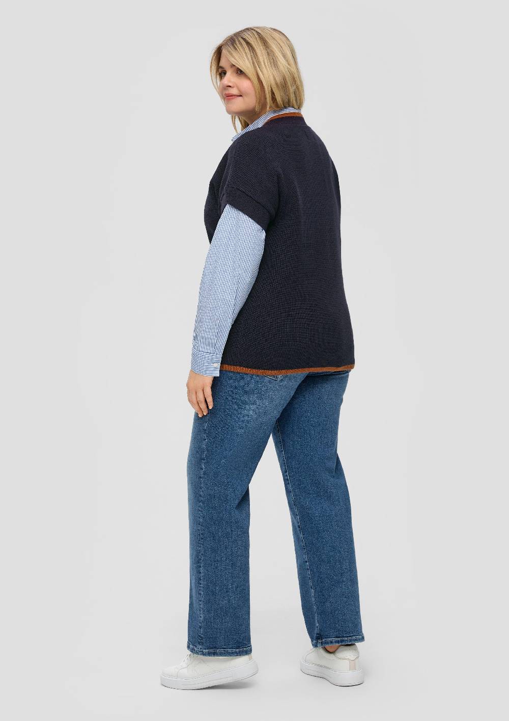 s.Oliver Pullover mit V-Ausschnitt Nur für heute