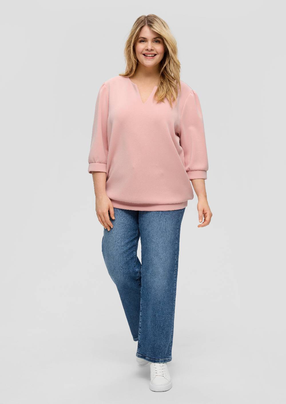 s.Oliver Sweatshirt aus Scuba Super Rabatt