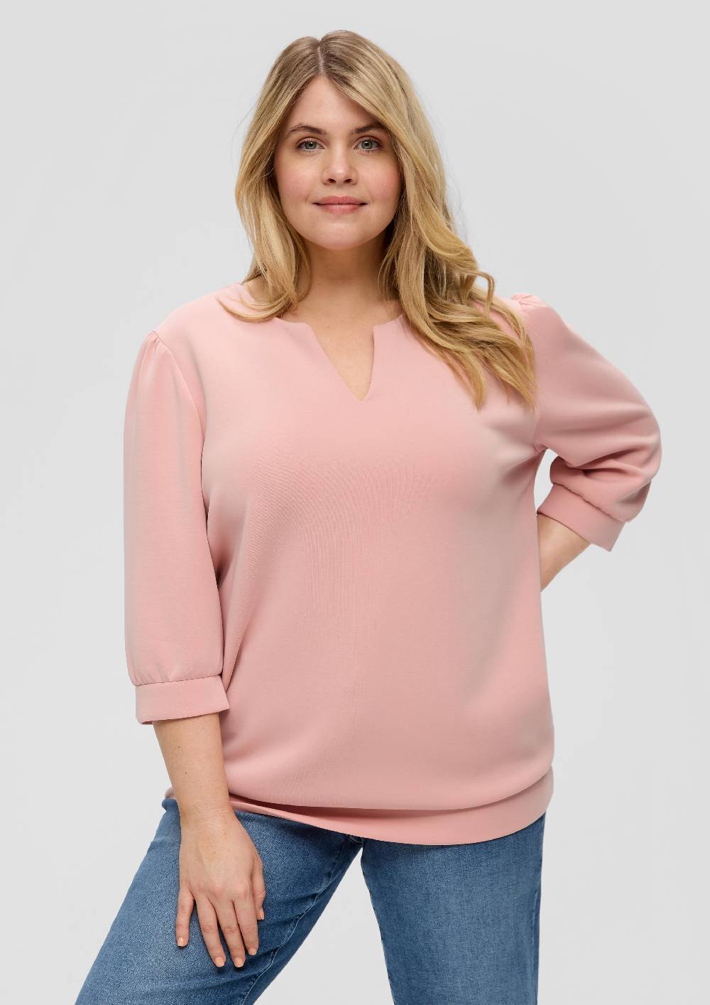s.Oliver Sweatshirt aus Scuba Super Rabatt
