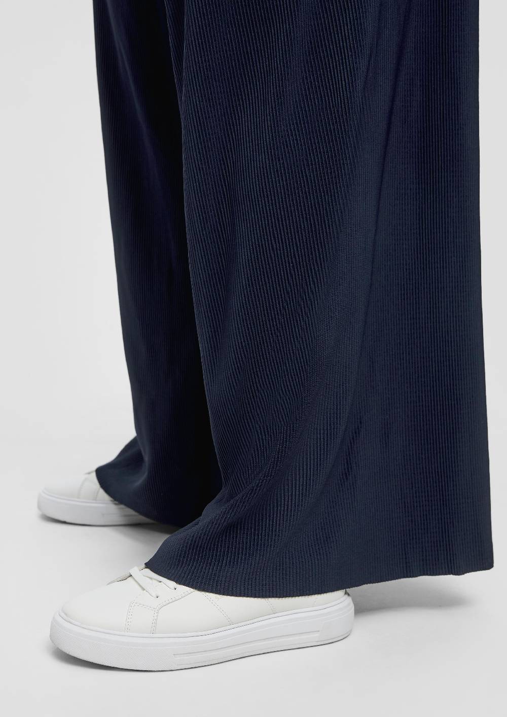 s.Oliver Weite plissierte Hose aus Jersey 50% Rabatt mit kostenlosem Versand