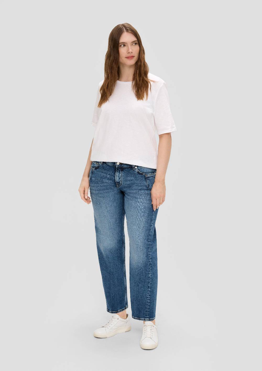 s.Oliver Curvy Jeans / Regular Fit / Mid Rise / Semi-Wide Leg Kostenloser Versand international