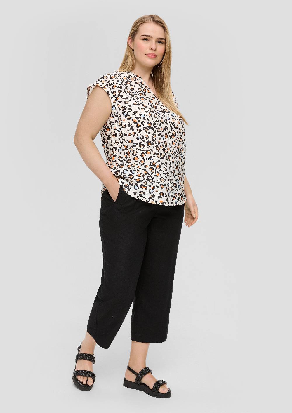 s.Oliver Culotte aus Leinenmix Outlet