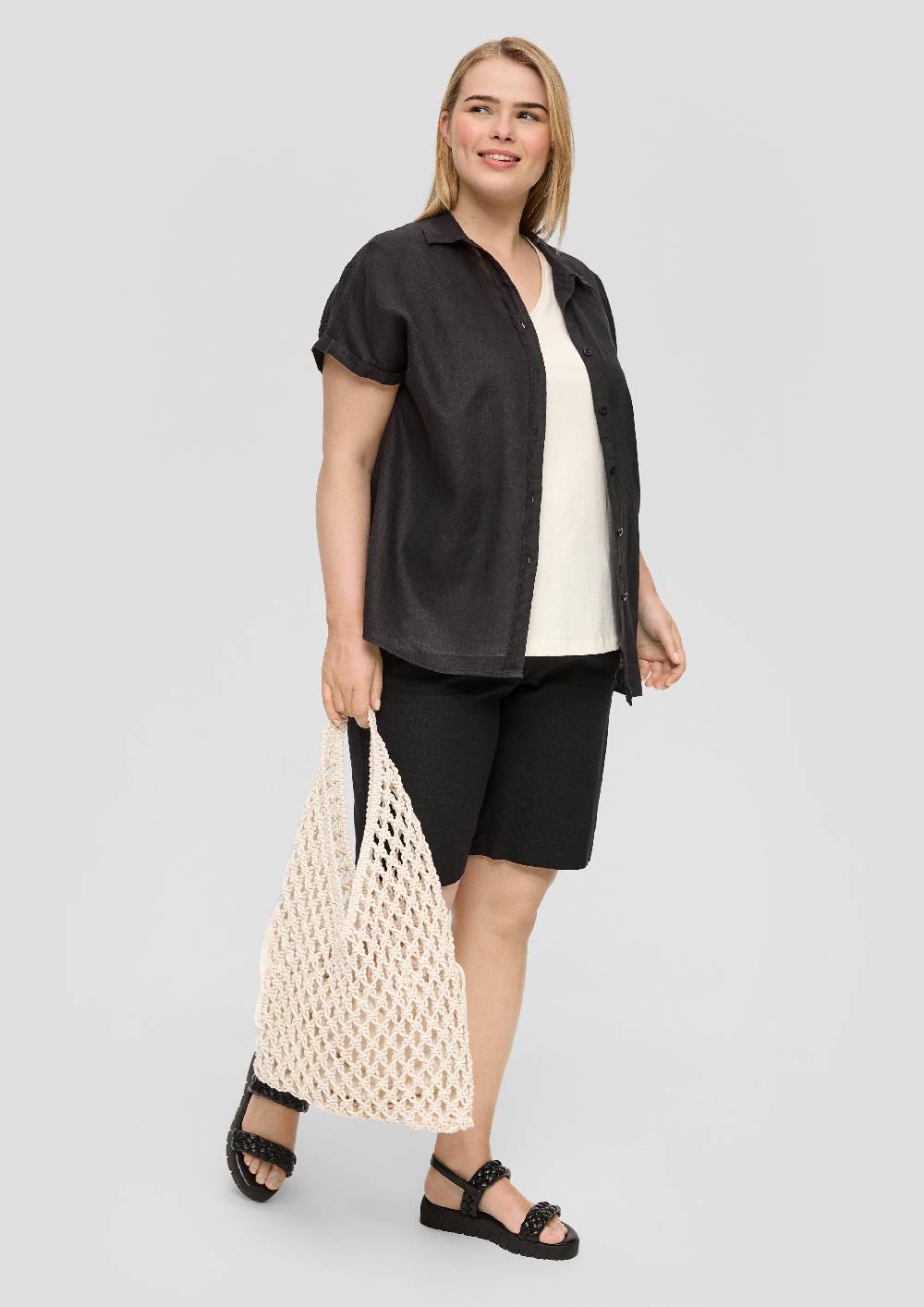 s.Oliver Shorts aus Leinenmix Verkauf