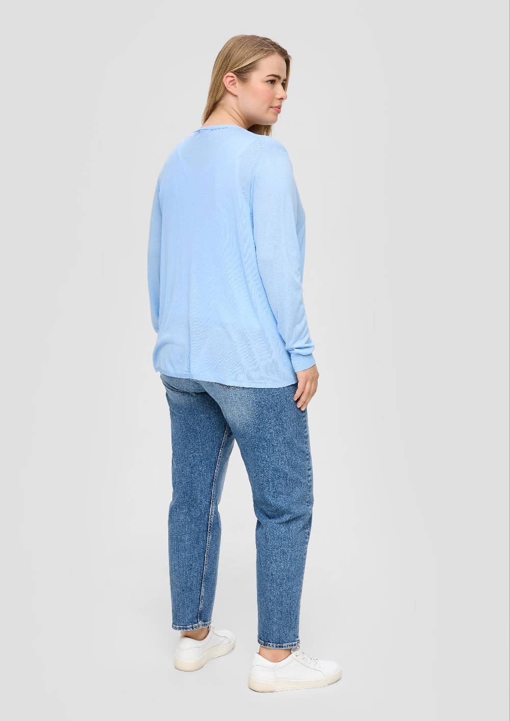 s.Oliver Strickjacke aus Viskose-Stretch mit Rippbündchen Angebote