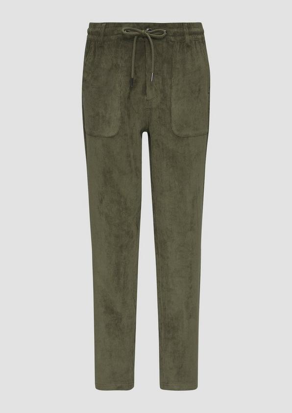 s.Oliver Fließende Jogpants aus Feincord im Angebot