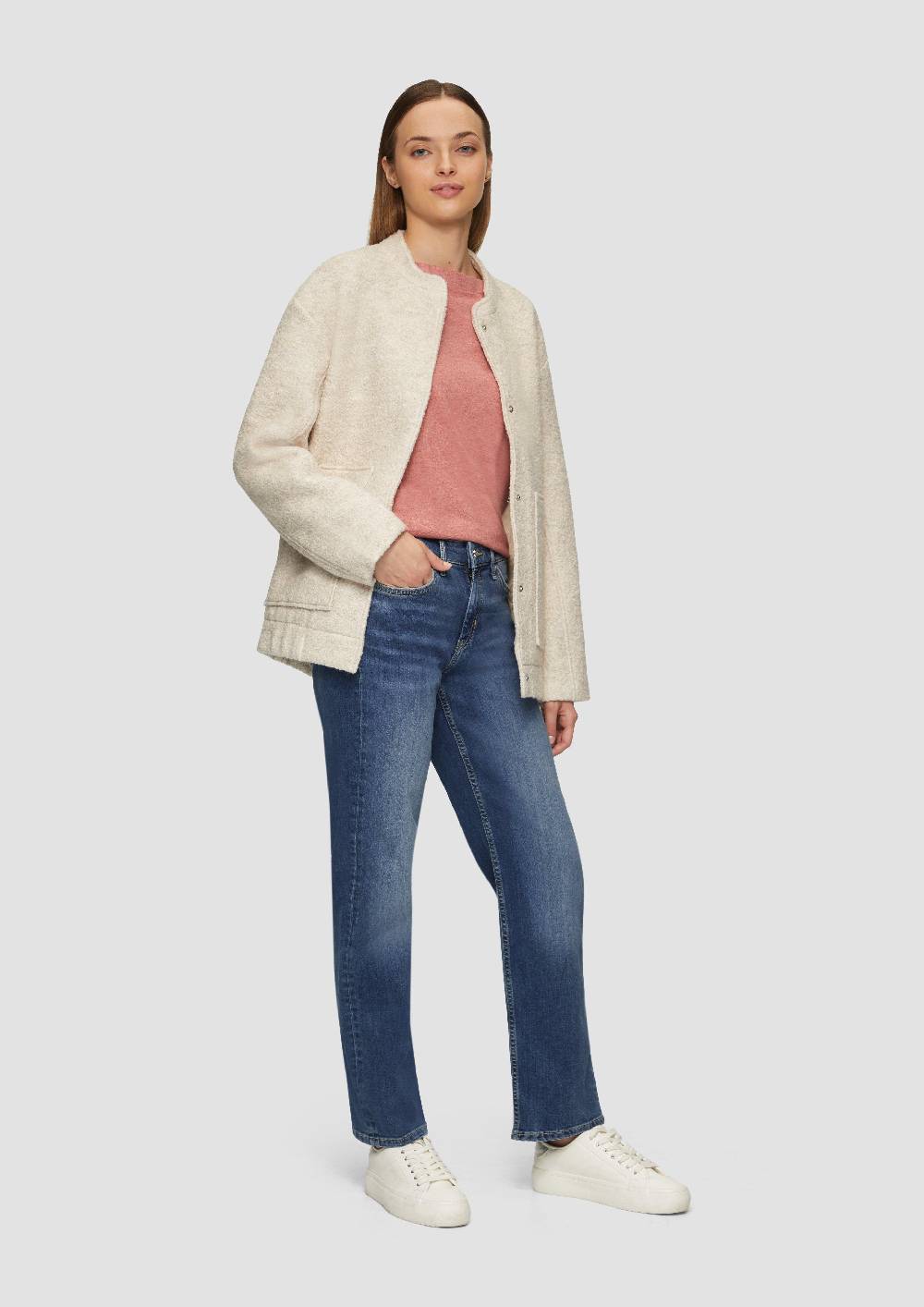 s.Oliver Jeans Karolin / Regular Fit / Mid Rise / Straight Leg Günstiger Verkauf